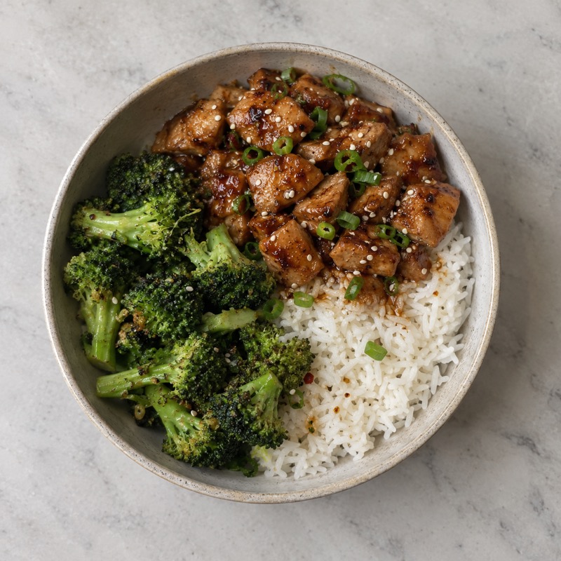 Healthy meal bowl
